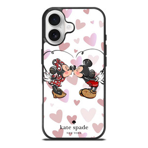 KATE SPADE NEW YORK LOGO MICKEY MINNEY MOUSE DISNEY KISS iPhone 17